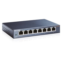 TP-Link TL-SG108 8-Port Gigabit Switch - Metal Unmanaged 1000Mbps TP-Link TL-SG108 8-Port Gigabit Switch - Metal Unmanaged 1000Mbps